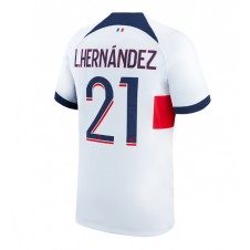 Paris Saint-Germain Lucas Hernandez #21 Bortedrakt 2023-24 Kortermet